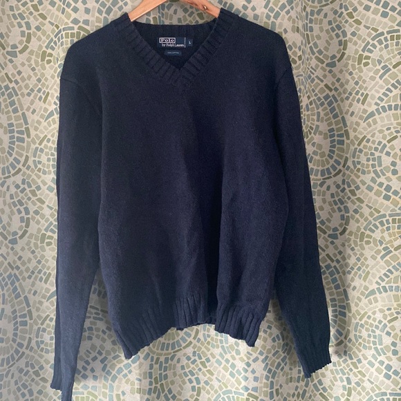 Ralph Lauren Men’s V-neck Sweater L - Picture 1 of 7